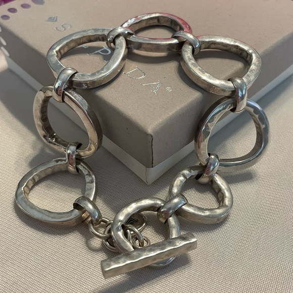 Silpada SILVER RUSH Sterling Silver Link Bracelet B2709 - Picture 10 of 15